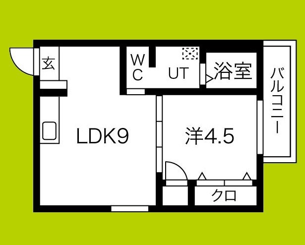 Fメゾン北加賀屋Ⅱ番館 間取り