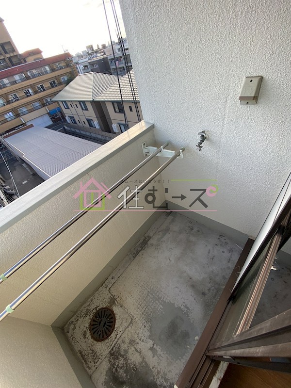 白樺ハイツ清水 ベランダ