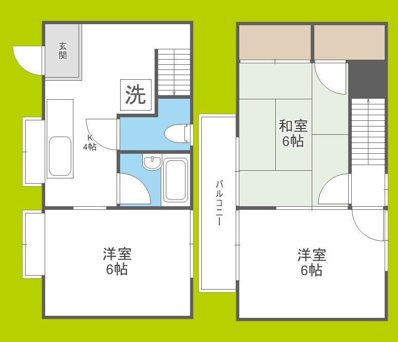 第2日出ハイツ 間取り