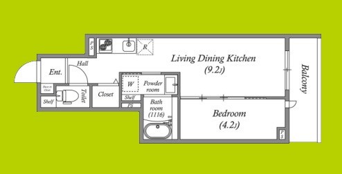 S-MOVE西宮今津 間取り