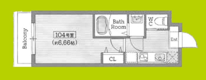 AILE石橋Ⅲ 間取り