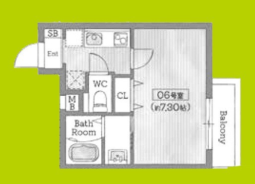 AILE石橋Ⅲ 間取り