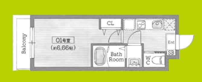 AILE石橋Ⅲ 間取り