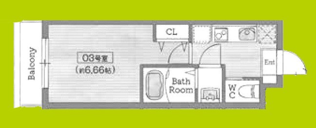 AILE石橋Ⅲ 間取り