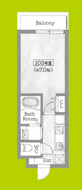 Roost南武庫之荘 間取り図