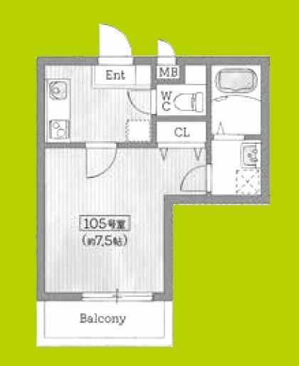 Roost南武庫之荘 間取り