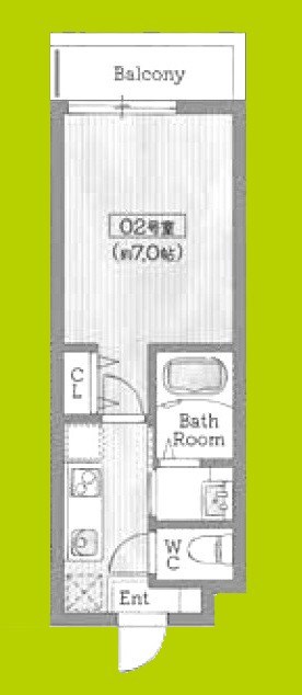 Roost南武庫之荘 間取り