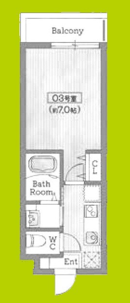 Roost南武庫之荘 間取り