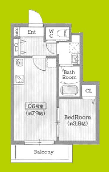 Roost南武庫之荘 間取り
