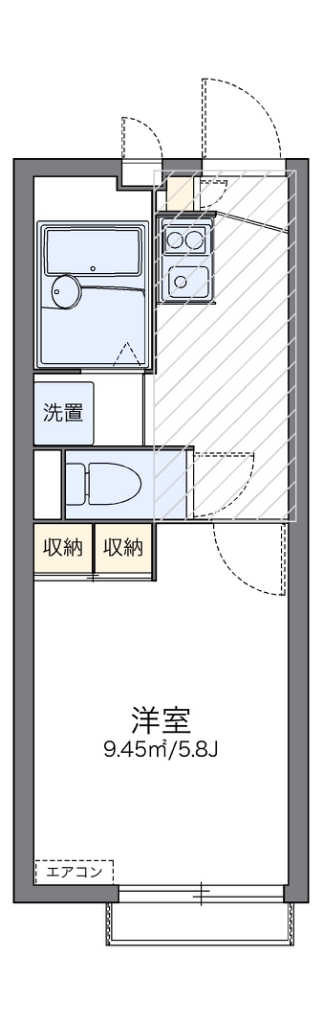 レオパレスヴァンベールⅢ 間取り