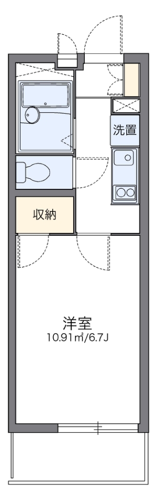 レオパレスヴィラ曽根Ｃ 間取り