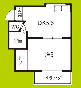 ウエストハイム墨江 間取り