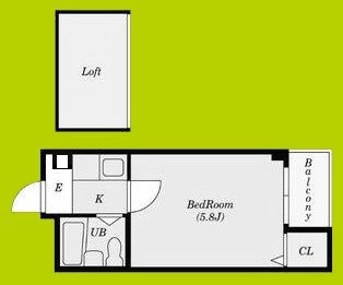 カツタビルディング3号館 間取り
