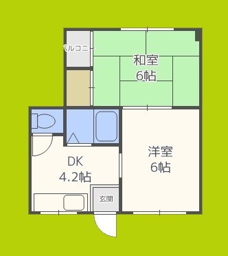 キャピタル住之江公園 間取り