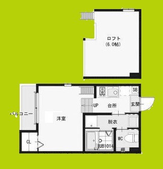 ハーモニーテラス安立Ⅱ 間取り