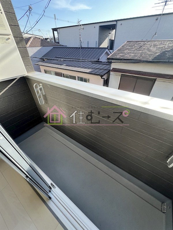 ハーモニーテラス安立Ⅱ ベランダ