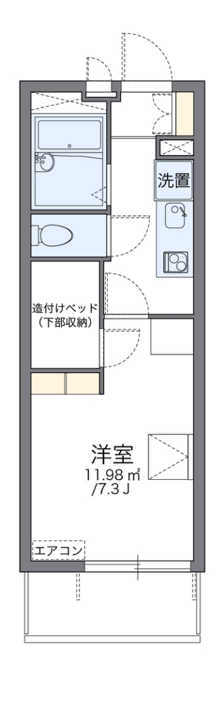 レオパレス愛 間取り