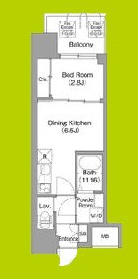 コンフォリア・リヴ淡路町一丁目 間取り図