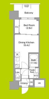 コンフォリア・リヴ淡路町一丁目 間取り