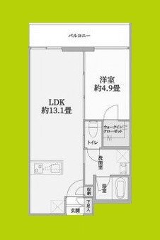 ウェルスクエア豊中本町 間取り図