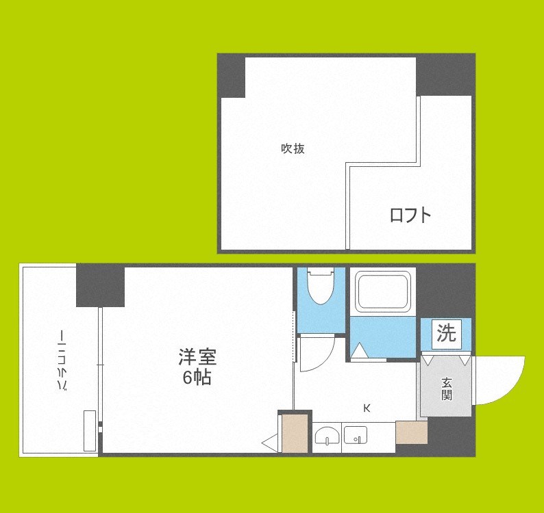 エステムコート梅田東アクアパレス 間取り