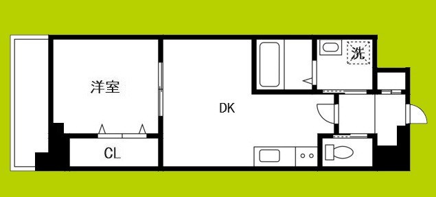 クローバー・グランデ今里 間取り図