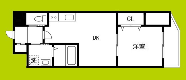 クローバー・グランデ今里 間取り図