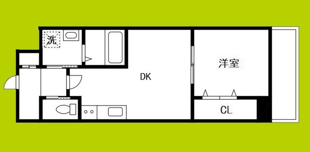 クローバー・グランデ今里 間取り図