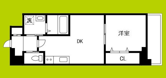 クローバー・グランデ今里 間取り図