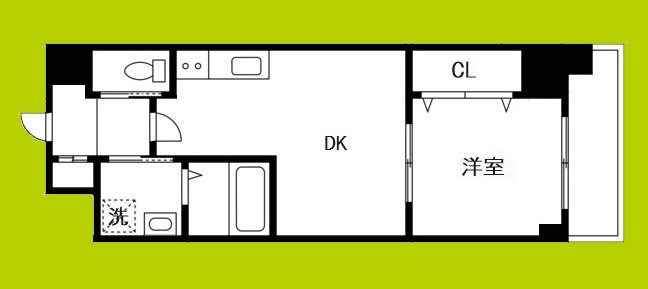 クローバー・グランデ今里 間取り図