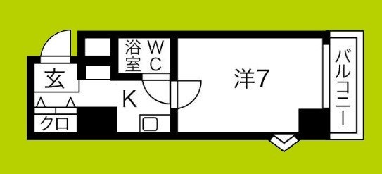 カプコン北田辺 間取り