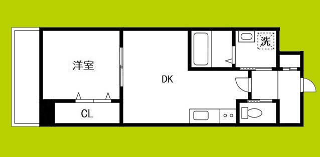 クローバー・グランデ今里 間取り図