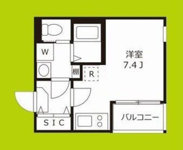 ハーモニーテラス北田辺 間取り