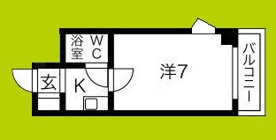 カプコン北田辺 間取り