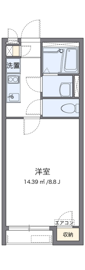 クレイノ井原乃里 間取り