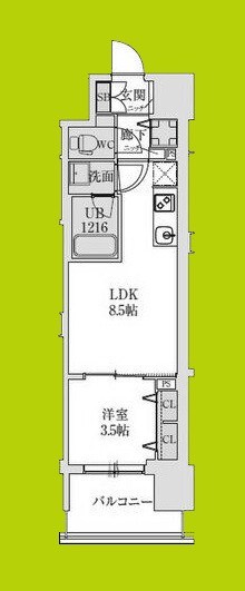 スプランディッド本町グラン 間取り