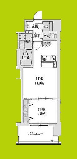 スプランディッド本町グラン 間取り