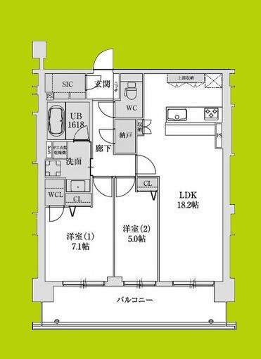 スプランディッド本町グラン 間取り図