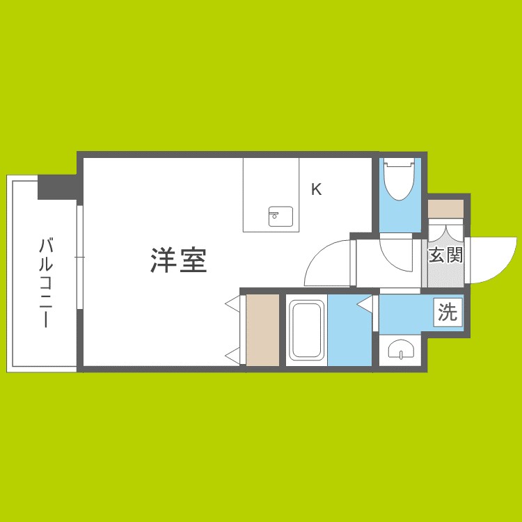 プレサンス大阪城公園ファーストシート 間取り
