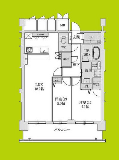 スプランディッド本町グラン 間取り図