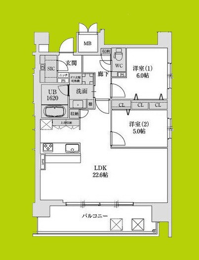 スプランディッド本町グラン 間取り図