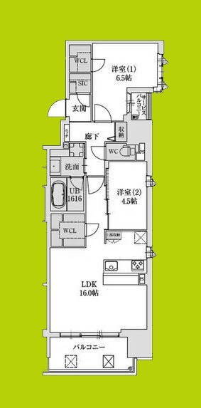 スプランディッド本町グラン 間取り