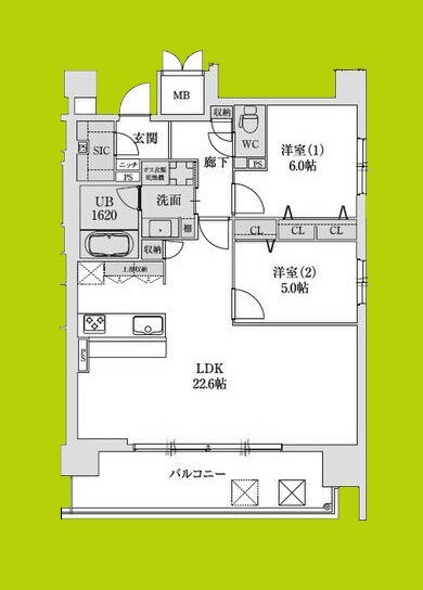 スプランディッド本町グラン 間取り図