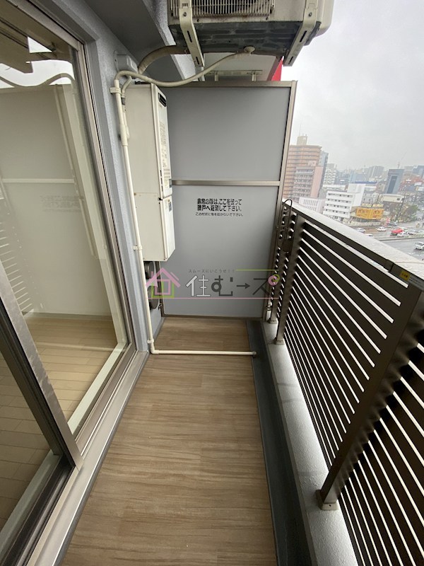 エステムプラザ難波WESTリバークロス ベランダ