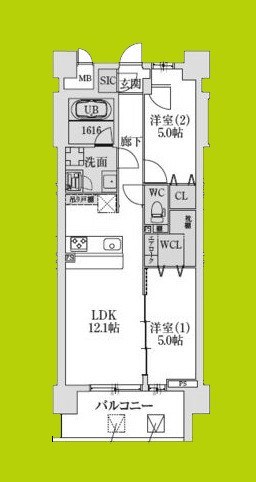スプランディッドXI 間取り図