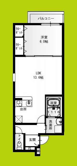 フジパレス鴻池新田Ⅴ番館 間取り図