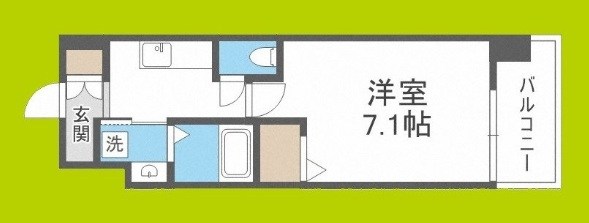 リヴィアス難波エアリー  間取り