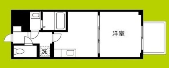 エスプレッソ難波Ⅱ 間取り