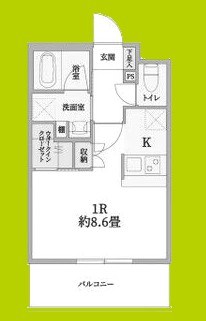 ウェルスクエア池田住吉 間取り図