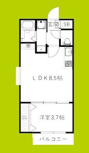 Smith武庫川 間取り